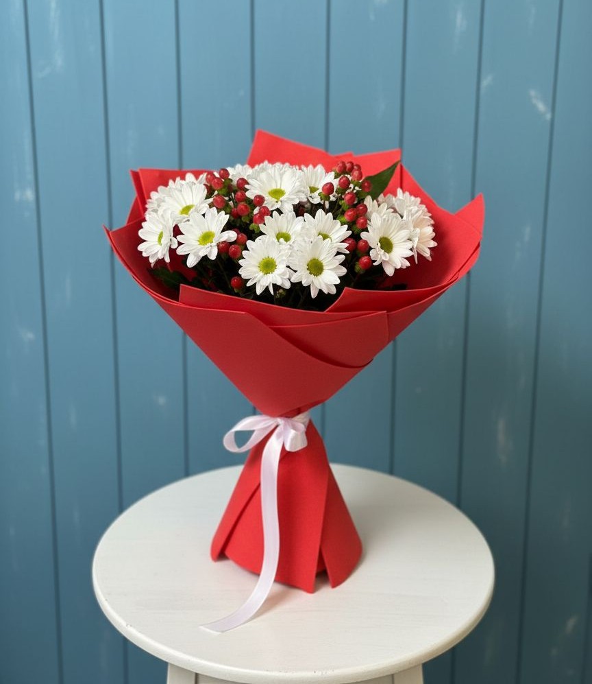 Букет цветов из: Хризантемы в Ставрополе