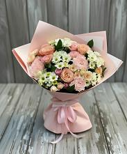 Букет цветов из:  Гвоздики, Розы и Хризантемы в Ставрополе
