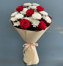 Букет цветов из:  Розы и Хризантемы в Ставрополе