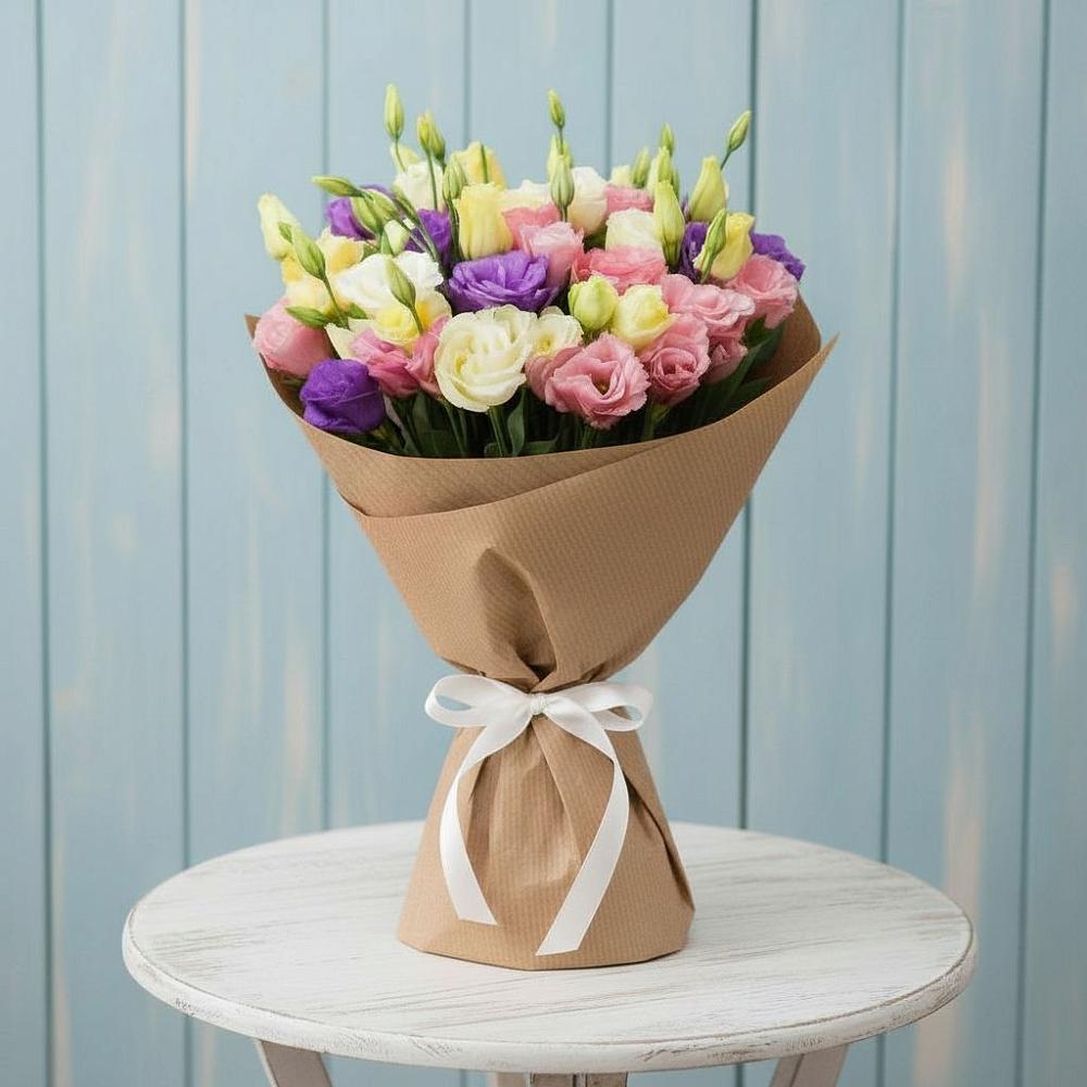 Букет цветов из: Лизиантусы в Ставрополе