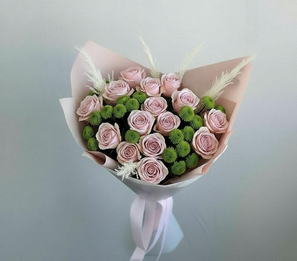 Букет цветов из: Розы и Хризантемы в Ставрополе