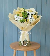 Букет цветов из:  Хризантемы и Розы #REPLACE_PRED# Ставрополе