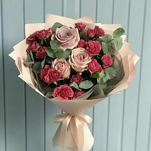 Букет цветов из:  Гвоздики и Розы #REPLACE_PRED# Ставрополе