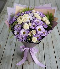 Букет цветов из:  Хризантемы и Розы в Ставрополе