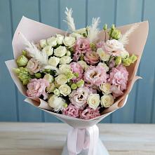 Букет цветов из:  Альстромерии и Розы в Ставрополе